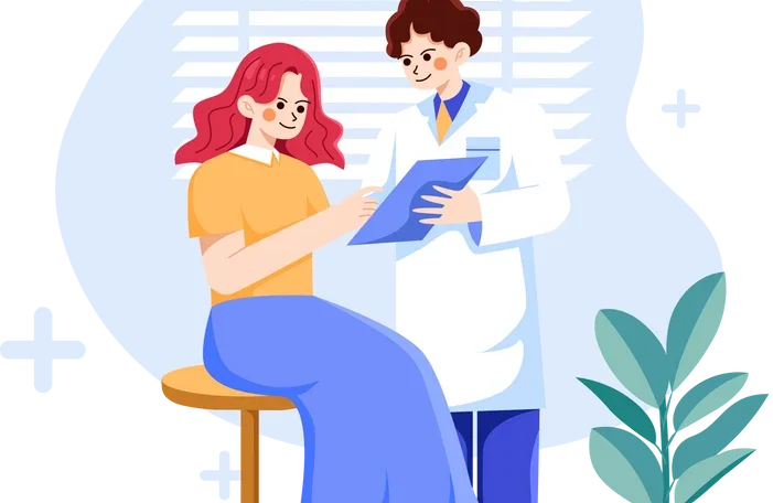 Psychiatrist providing mental health treatment during a counselling session