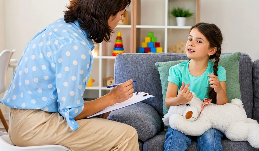 Child counselling session