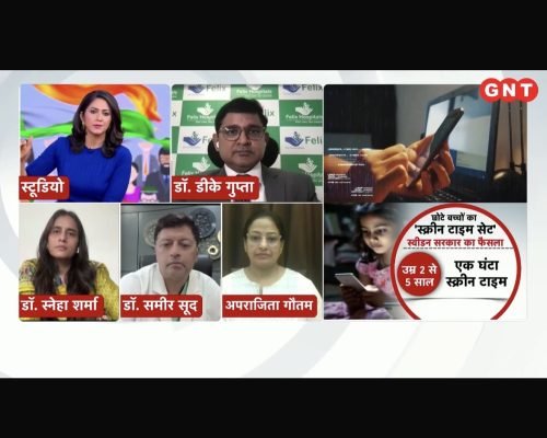 Dr Sneha Sharma at AAj Tak